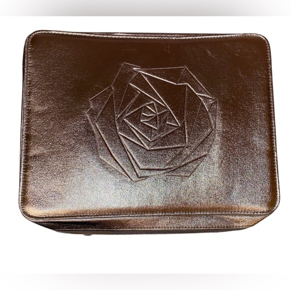 Lancôme Paris Rectangular Cosmetic or Vanity Case in Metallic Gold - Picture 2 of 9